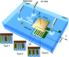 Graphical abstract: An oxidized liquid metal-based microfluidic platform for tunable electronic device applications