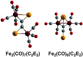 Graphical abstract: The facile coupling of carbon monochalcogenides to ethenedichalcogenone ligands in binuclear iron carbonyl derivatives: a theoretical study