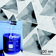 Graphical abstract: One-step growth of triangular silver nanoplates with predictable sizes on a large scale