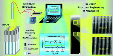 Graphical abstract: In situ monitored engineering of inverted nanoporous anodic alumina funnels: on the precise generation of 3D optical nanostructures
