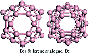 Graphical abstract: B38: an all-boron fullerene analogue