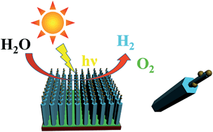 Graphical abstract: Au nanoparticle sensitized ZnO nanopencil arrays for photoelectrochemical water splitting