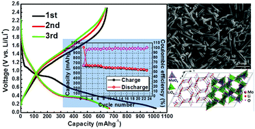 Graphical abstract: Nanotube Li2MoO4: a novel and high-capacity material as a lithium-ion battery anode