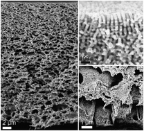 Graphical abstract: Graded porous inorganic materials derived from self-assembled block copolymer templates