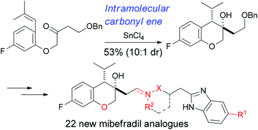Graphical abstract: Efficient synthesis of mibefradil analogues: an insight into in vitro stability