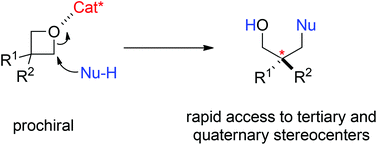Graphical abstract: Catalytic asymmetric nucleophilic openings of 3-substituted oxetanes