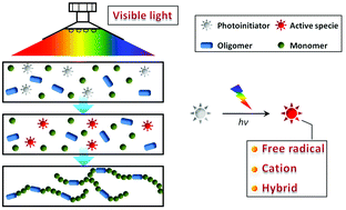 Graphical abstract: Visible light initiating systems for photopolymerization: status, development and challenges