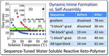 Graphical abstract: Facile synthesis, sequence-tuned thermoresponsive behaviours and reaction-induced reorganization of water-soluble keto-polymers