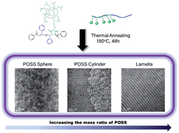 Graphical abstract: One-pot synthesis of POSS-containing alternating copolymers by RAFT polymerization and their microphase-separated nanostructures