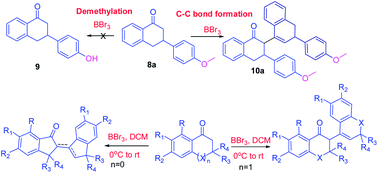 Graphical abstract: Borontribromide-mediated C–C bond formation in cyclic ketones: a transition metal free approach