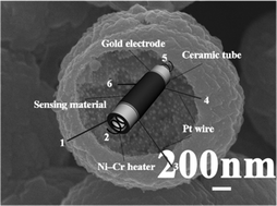 Graphical abstract: Hollow zinc oxide microspheres functionalized by Au nanoparticles for gas sensors