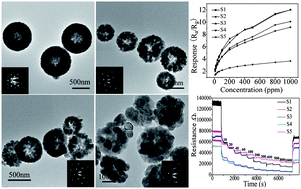 Graphical abstract: One-pot controlled synthesis of single-crystal α-Fe2O3 hollow nanostructure and its gas sensing properties