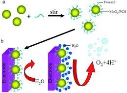 Graphical abstract: Tween20 surfactant effect on the electrocatalytic performance of porous carbon micro-spheres supported MnO2