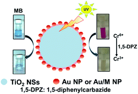 Graphical abstract: Effects of deposited ions on the photocatalytic activity of TiO2–Au nanospheres