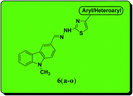 Graphical abstract: Design and synthesis of novel carbazolo–thiazoles as potential anti-mycobacterial agents using a molecular hybridization approach