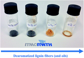Graphical abstract: Unprecedented catalyst-free lignin dearomatization with hydrogen peroxide and dimethyl carbonate