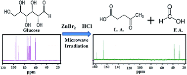 Graphical abstract: Synergistic catalytic effect of the ZnBr2–HCl system for levulinic acid production using microwave irradiation