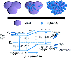 Graphical abstract: Fabrication of Bi2Sn2O7-ZnO heterostructures with enhanced photocatalytic activity