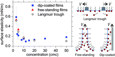 Graphical abstract: Surfactant-induced rigidity of interfaces: a unified approach to free and dip-coated films