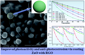 Graphical abstract: Toward the enhanced photoactivity and photostability of ZnO nanospheres via intimate surface coating with reduced graphene oxide