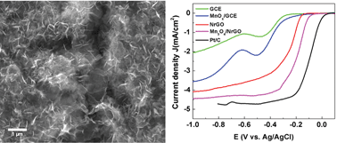 Graphical abstract: A three-dimensional Mn3O4 network supported on a nitrogenated graphene electrocatalyst for efficient oxygen reduction reaction in alkaline media