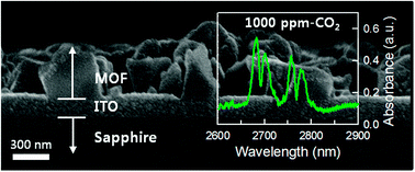 Graphical abstract: Plasmonics-enhanced metal–organic framework nanoporous films for highly sensitive near-infrared absorption