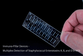 Graphical abstract: Rapid, highly sensitive, and simultaneous detection of staphylococcal enterotoxins in milk by using immuno-pillar devices