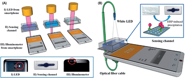 Graphical abstract: An immunoblot-based optical biosensor for screening of osteoarthritis using a smartphone-embedded illuminometer