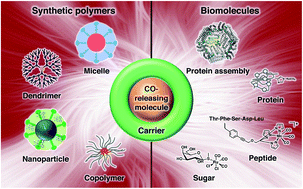 Graphical abstract: Design of biomaterials for intracellular delivery of carbon monoxide
