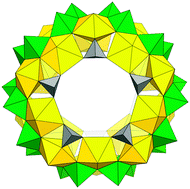 Graphical abstract: Hybrid uranyl–vanadium nano-wheels