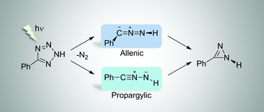 Graphical abstract: Bond-shift isomers: the co-existence of allenic and propargylic phenylnitrile imines