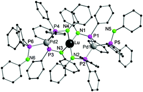 Graphical abstract: Bi- and trimetallic rare-earth–palladium complexes ligated by phosphinoamides