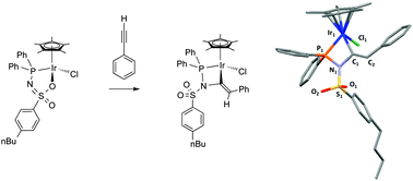 Graphical abstract: Intermolecular C–H activation with an Ir-METAMORPhos piano-stool complex – multiple reaction steps at a reactive ligand