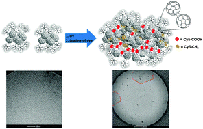 Graphical abstract: Synthesis, self-assembly, and photocrosslinking of fullerene-polyglycerol amphiphiles as nanocarriers with controlled transport properties