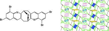 Graphical abstract: Halogen containing clusters N2Br2, N2Br4, S2Br4 and S2Br6 yield penannular inclusion compounds