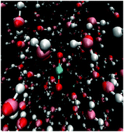 Graphical abstract: Diffusion of molecules in the bulk of a low density amorphous ice from molecular dynamics simulations