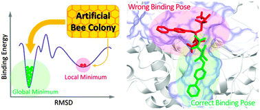 Graphical abstract: Protein–ligand docking using fitness learning-based artificial bee colony with proximity stimuli