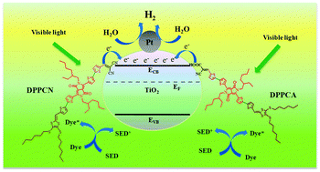 Graphical abstract: Dithiafulvalene functionalized diketopyrrolopyrrole based sensitizers for efficient hydrogen production