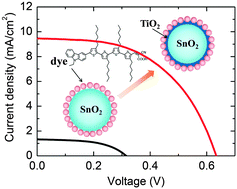 Graphical abstract: Understanding the role of the dye/oxide interface via SnO2-based MK-2 dye-sensitized solar cells
