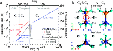 Graphical abstract: Rotational dynamics of organic cations in the CH3NH3PbI3 perovskite
