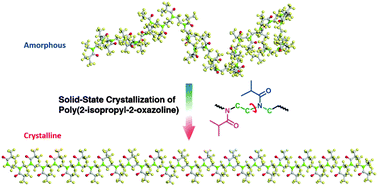Graphical abstract: Conformational changes in the heat-induced crystallization of poly(2-isopropyl-2-oxazoline) in the solid state