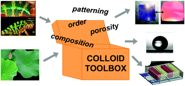 Graphical abstract: A colloidoscope of colloid-based porous materials and their uses