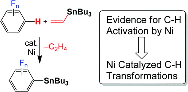 Graphical abstract: Nickel complexes for catalytic C–H bond functionalization