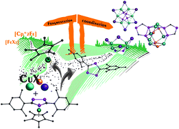 Graphical abstract: Unexpected fragmentations of triphosphaferrocene – formation of supramolecular assemblies containing the (1,2,4-P3C2Mes2)− ligand