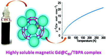Graphical abstract: A highly soluble gadofullerene salt and its magnetic properties