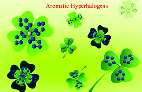 Graphical abstract: Theoretical characterization of a series of N5-based aromatic hyperhalogen anions