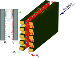 Graphical abstract: A membrane-less electrolyzer for hydrogen production across the pH scale