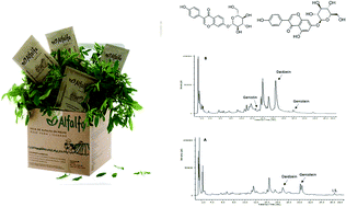 Graphical abstract: The isoflavone content of two new alfalfa-derived products for instant beverage preparation