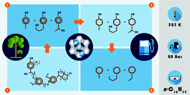 Graphical abstract: Reductive deconstruction of organosolv lignin catalyzed by zeolite supported nickel nanoparticles
