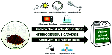 Graphical abstract: Heterogeneous catalytic oxidation for lignin valorization into valuable chemicals: what results? What limitations? What trends?